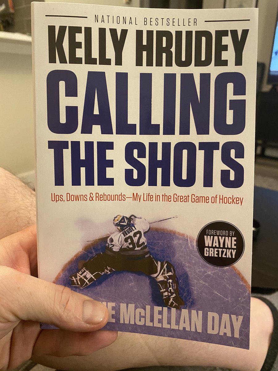 daveganthony's tweet photo. @KellyHrudey saw a copy over your shoulder on your book case on Saturday nights HNIC. Bought it! Loving it! Will share it! Well done. https://t.co/HveXJm3dkR
