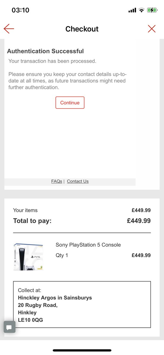 ParminderDhugg3's tweet photo. @PS5UPDATEUK So I got this far verified with bank. Then got an error message. Money has been taken from my account. Do I have one or not. 🤷🏽‍♀️🤷🏽‍♀️ https://t.co/PxuuR0Gskm