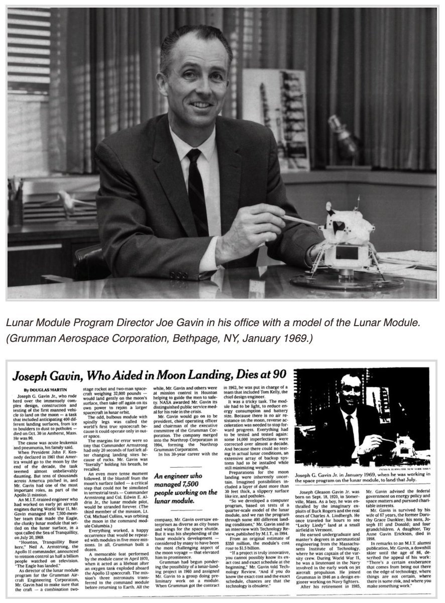 AndrewSErickson's tweet photo. #JoeGavin's engineering-executive career at #Grumman—intertwined w/ @MIT’s indispensable institutional role—reveals factors that helped generate a golden American age in #aerospace.
Read:
https://t.co/I7m6Ztm4rQ
More:
https://t.co/NPphfbRwq5
Background:
https://t.co/esXima5FeX https://t.co/ELMuoBsB9H