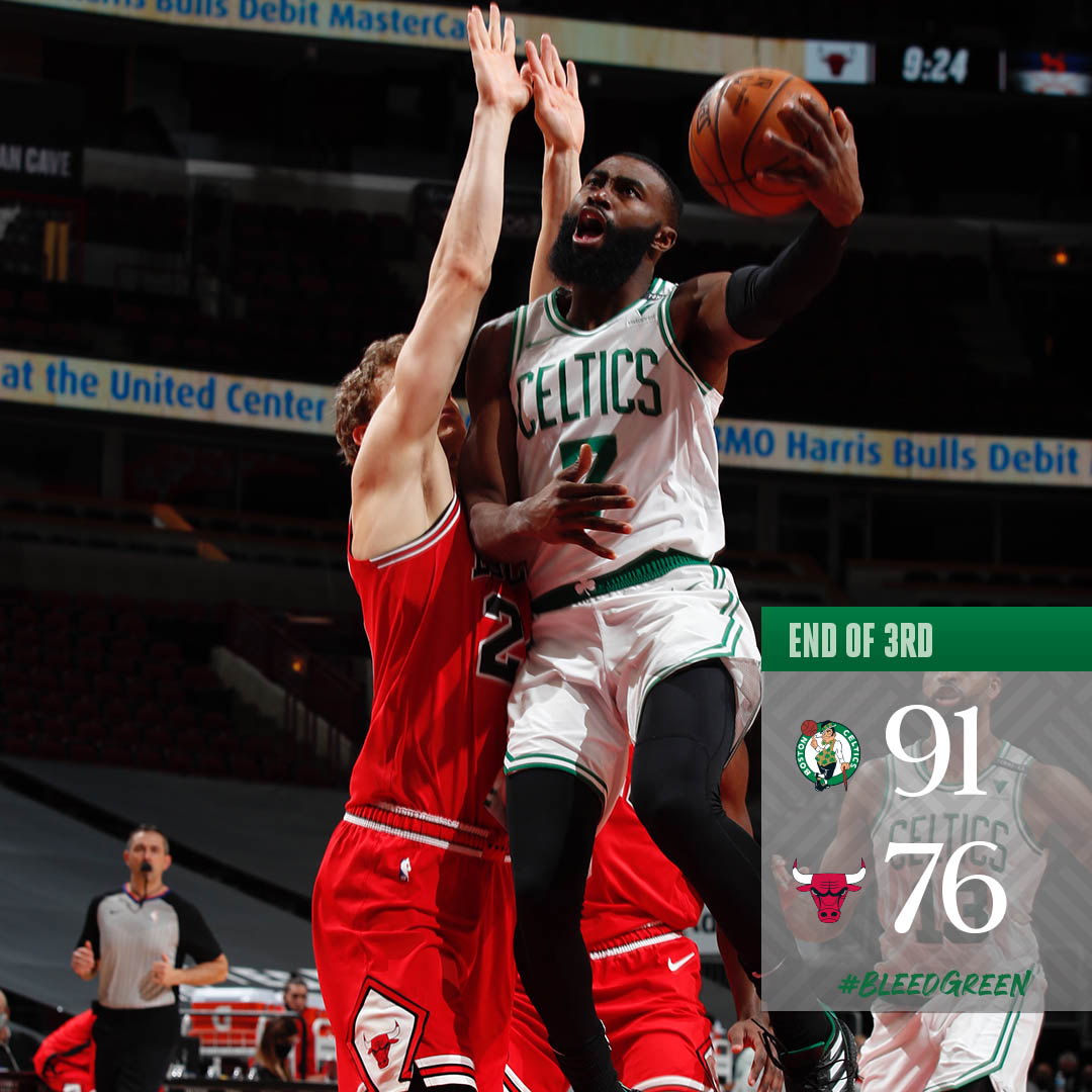 celtics's tweet photo. End of Q3️⃣ https://t.co/w1BiBzK2PA
