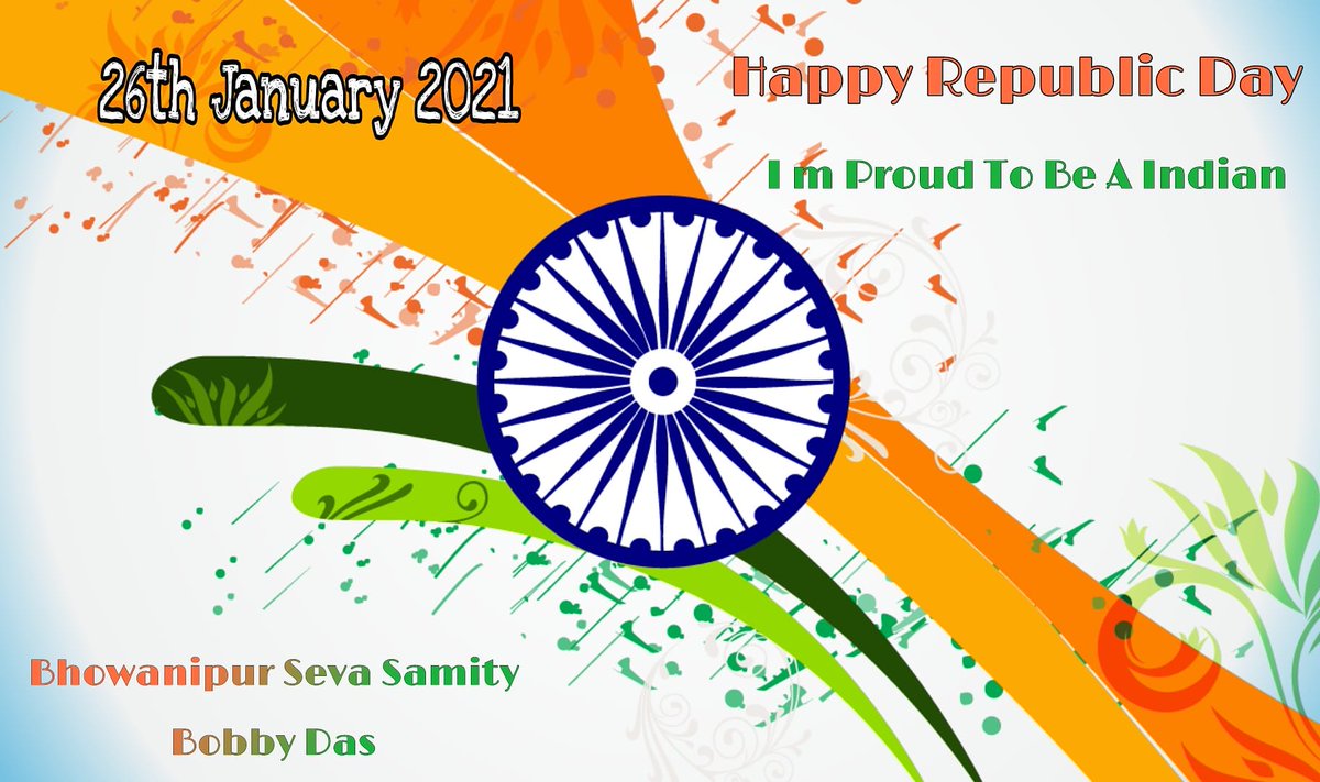 BobbyDas1595's tweet photo. Let's Spread The Massage Which The Tricolour Gives.
Let's Spread Peace, Humanity, Prosperity Among The People ❤️

Happy Republic Day 🇮🇳

প্রজাতন্ত্র দিবসের শুভেচ্ছা 🇮🇳 https://t.co/YKBk6a4wIA