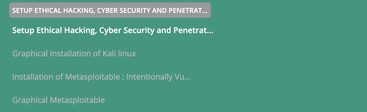 Topics Covered:• Setup Ethical Hacking, Infosec, Pentesting Lab• Graphical Installation of Kali• Installation of Metasploitable: Intentionally Vuln Linux Lab• Graphical Metasploitable Favorite: Setting up my lab even though it’s a pain in my arse every time