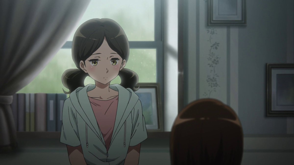 It looks easy for Kaori to comfort her friend, but at the start of the exchange, Haruka closes herself phisically but through the power of potatos, Kaori manages to get her point accross giving Haruka the confidence she needs to properly open up