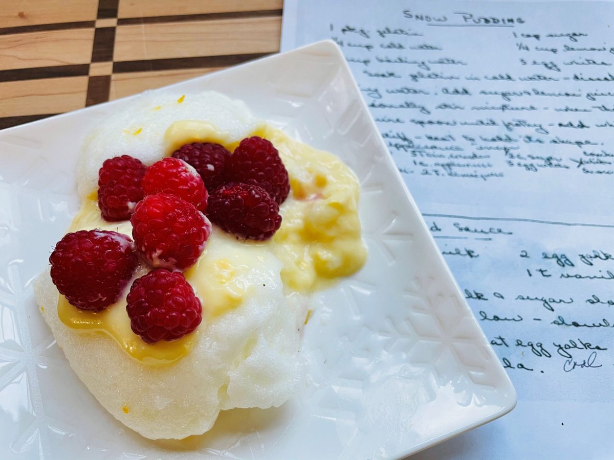 The story of my daughters name and a long lost family recipe for snow pudding are included as part of the recipe archive in the #ReclamationNMWA Exhibition in 
<a href="/WomenInTheArts/">Women in the Arts (NMWA)</a>. 
reclamation.nmwa.org/recipe/snow-pu…