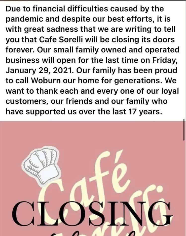 debbie_d1313's tweet photo. @barstoolsports this Woburn business needs help!! Anything anyone can do to help save it. https://t.co/3fzl9GvAsf