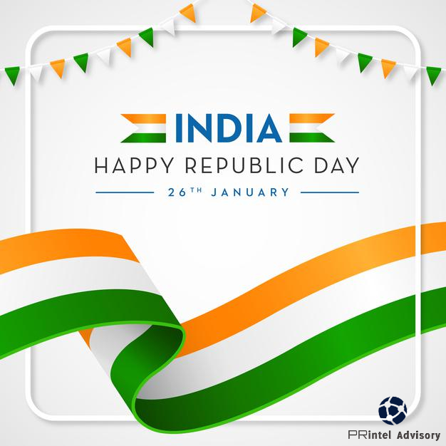 PRintelAdvisory's tweet photo. On the occasion of 72nd Republic Day, saluting every Indian who has strived to make our nation even better. Let us all be each other’s strength in these trying times Raising hands #HappyRepublicDay2021 #RepublicDay2021 #RepublicDay #RepublicDayIndia #repub #PRIntelAdvisory https://t.co/8193hBWVOU