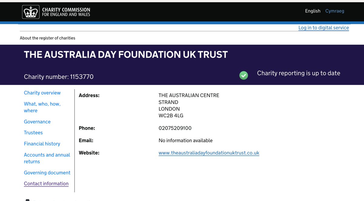 The Australia Day Foundation UK appears to be a strange hybrid of registered charity, trust fund distributors & unique award bestowers that is also registered as a UK charity with rent free offices within Australia House - the property of the Australian taxpayer.