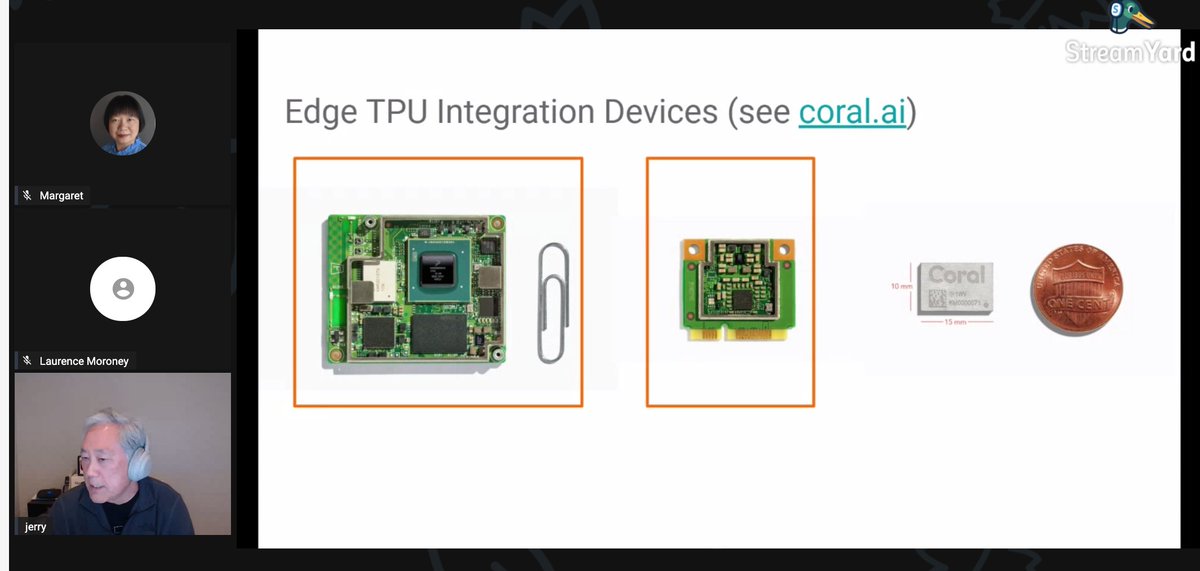 Attending a terrific event from <a href="/GDGSeattle/">GDG Seattle</a> with <a href="/margaretmz/">Margaret M.</a>  and <a href="/jerrykur/">Jerry Kurata</a> 

Great talk from Jerry on tiny ML!