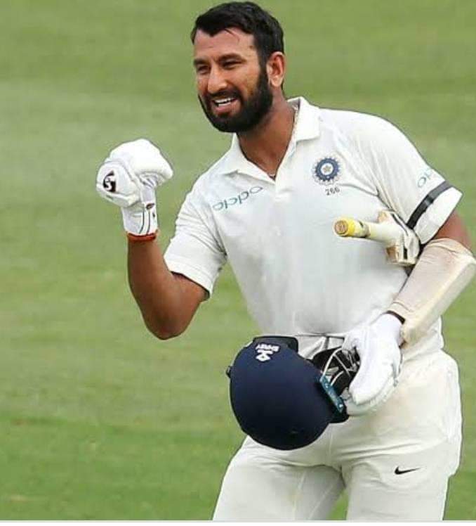 darshak2303's tweet photo. He may not be having strong fan base like Rohit, Virat, Bumrah but I bet he doesn't have any
haters all over the world too.

He might not be playing shots in IPL but he sweats hard in those English pitches to make himself strong for Indian Tests. @cheteshwar1

@cricketaakash https://t.co/NLGfHFtQci