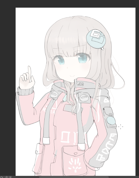 うーん ろまのイラスト