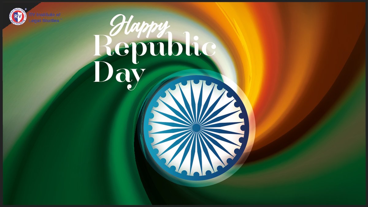 RvilsLaw's tweet photo. On this ceremonious day, we celebrate the heritage and legacy of our great nation with pride and dignity. From #RVILS, we wish everyone a very Happy Republic Day.
#RepublicDay https://t.co/8fbURNJDcH