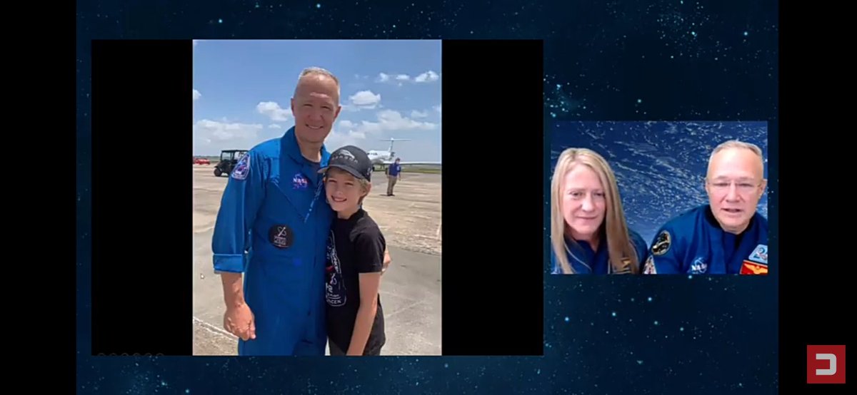 Last May it was  @Astro_Doug turn to fly to space for a few months. Because of the  #COVID19 pandemic, this time the family could be together before the flight since everyone was quarantining