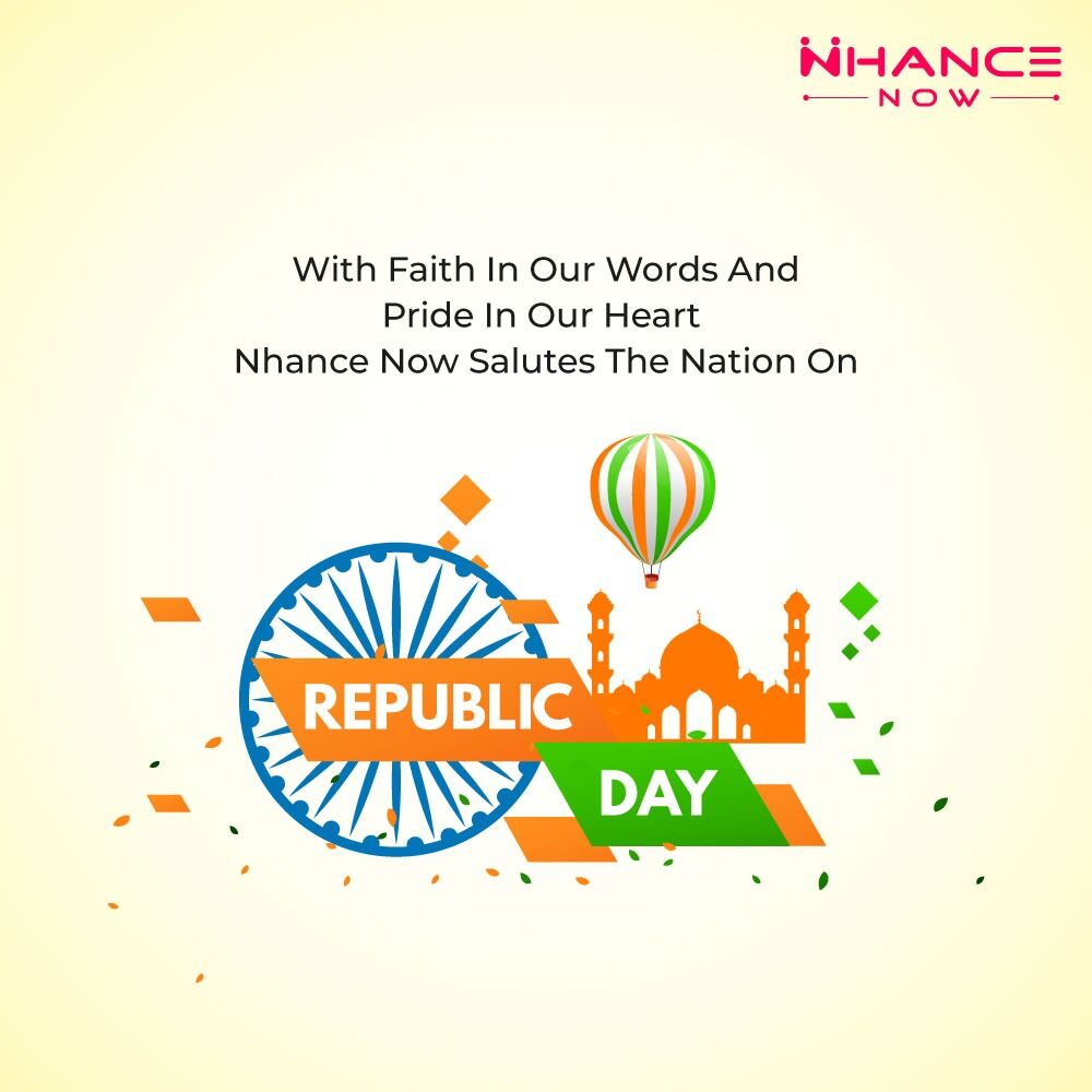 NhanceNowN2C's tweet photo. Nhance Now Wishes Everyone A Happy Republic Day! 🇮🇳
#ai #conversationalbots #chatbot #newtechnology #ecommerce #business #digital #digitalmarketing #digitalbusiness #businesswoman #businessman #upgradetechnology #office #work #officeworker #Nhancenow #seamlessagent https://t.co/47WksQvoI5