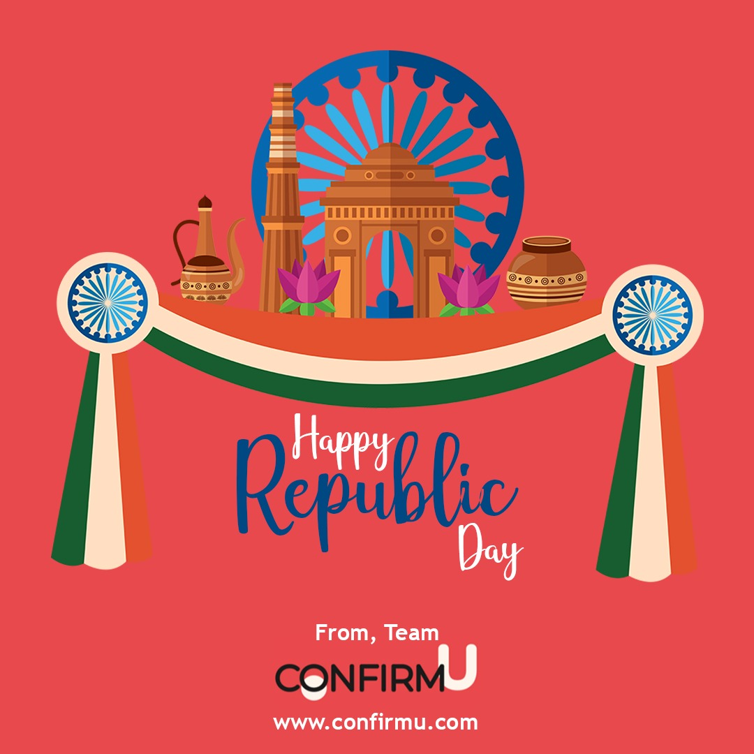 Happy Republic Day to all our folks from India! 

#RepublicDay2021 #india #confirmu #Global