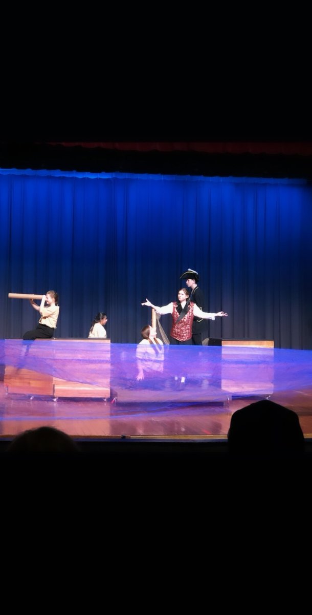 Dramateacher79's tweet photo. A few candid shots of our invitation only performance. Competition on Saturday! #Shipwrecked #OneActCompetition https://t.co/RMaAsligqS