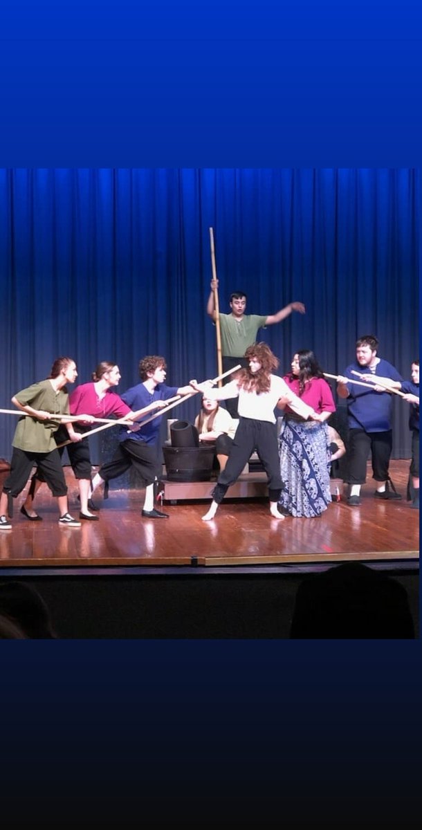 Dramateacher79's tweet photo. A few candid shots of our invitation only performance. Competition on Saturday! #Shipwrecked #OneActCompetition https://t.co/RMaAsligqS