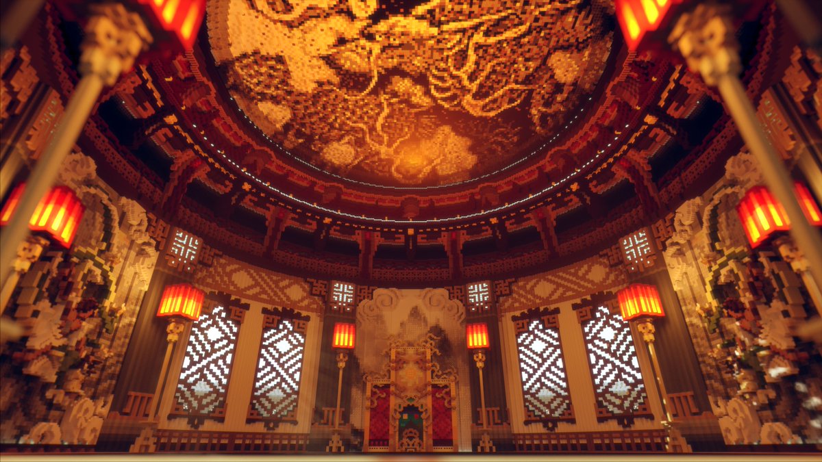 000pierrot's tweet photo. Title : Oriental Palace
Builder : Me
Renderer : @LordKingCrown ( 1~3 ) @thoughtlessjh ( 4 )

My friends who always take nice pictures! Thank you!

The production period is less than 7 days, so the quality is poor.😫 ( RTX competition )

#Minecraftbuilds  #minecraft建築コミュ https://t.co/R0PxC5MzSt