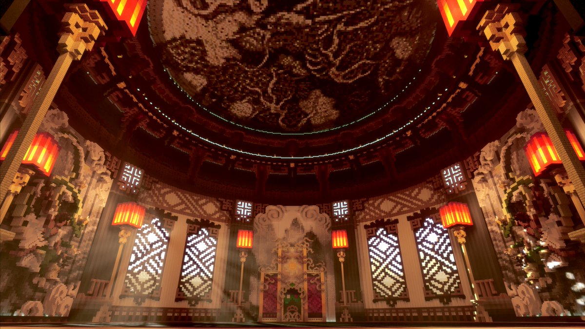 000pierrot's tweet photo. Title : Oriental Palace
Builder : Me
Renderer : @LordKingCrown ( 1~3 ) @thoughtlessjh ( 4 )

My friends who always take nice pictures! Thank you!

The production period is less than 7 days, so the quality is poor.😫 ( RTX competition )

#Minecraftbuilds  #minecraft建築コミュ https://t.co/R0PxC5MzSt