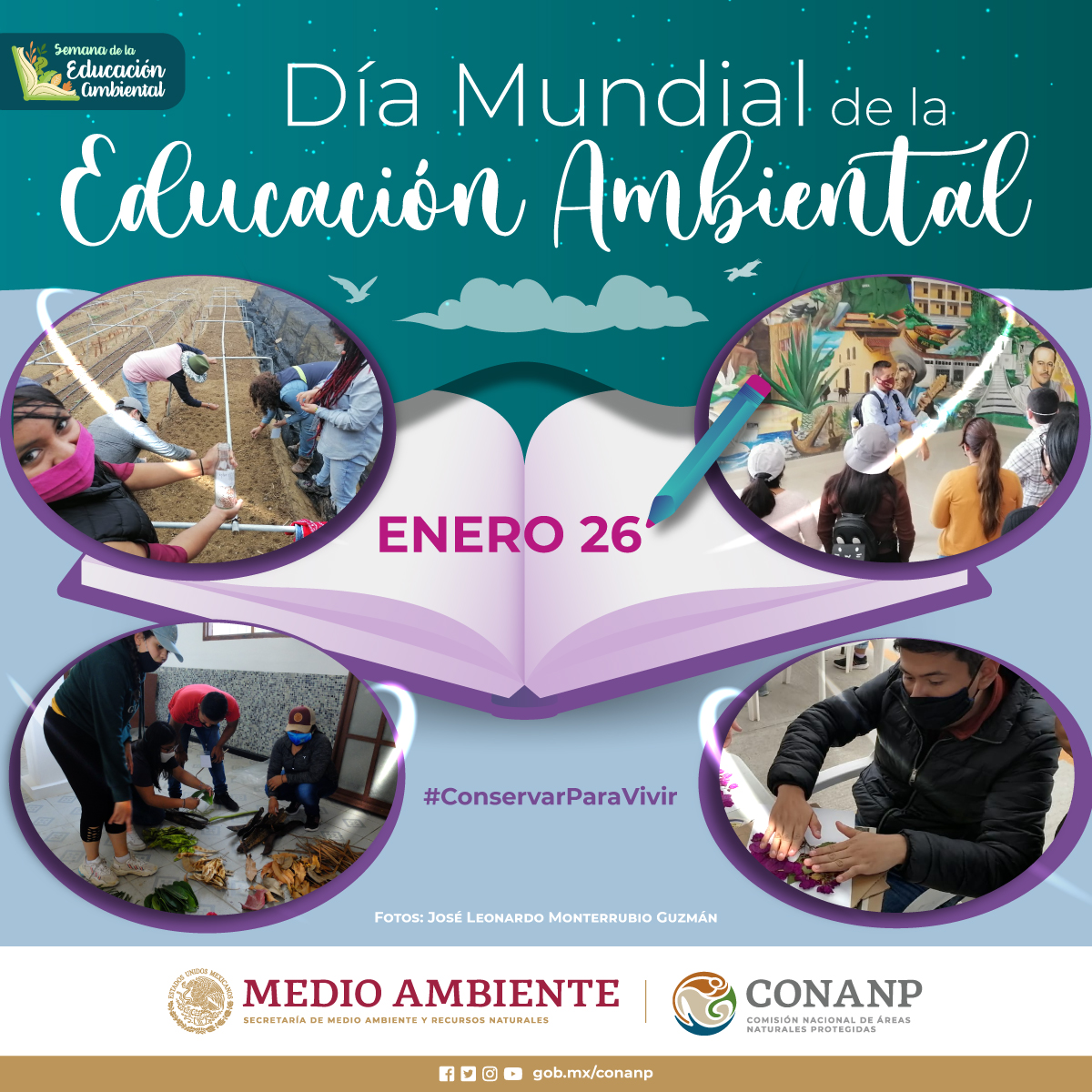 CONANP_mx's tweet photo. #FelizMartes
La #EducaciónAmbiental nos permite comprender la importante relación que el ser humano tiene con el medio ambiente. 😍

Fomentemos en los más pequeños el amor por la naturaleza. #ConservarParaVivir 🏔️🌅🌲🌊🌿🍄🌳🦩🕷️🦈🌵🐢🐌 https://t.co/R2GNAiIxwJ