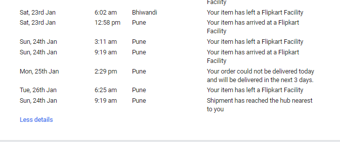 akb4evr's tweet photo. @Flipkart has the worst tracking, customer care and @ekartlogistics . In the times where @amazonIN is delivering on and before time, Flipkart is always late. Happened with my iPhone order and again happening with an iPhone order.
They just ace at it! https://t.co/qdVbgiGjEO