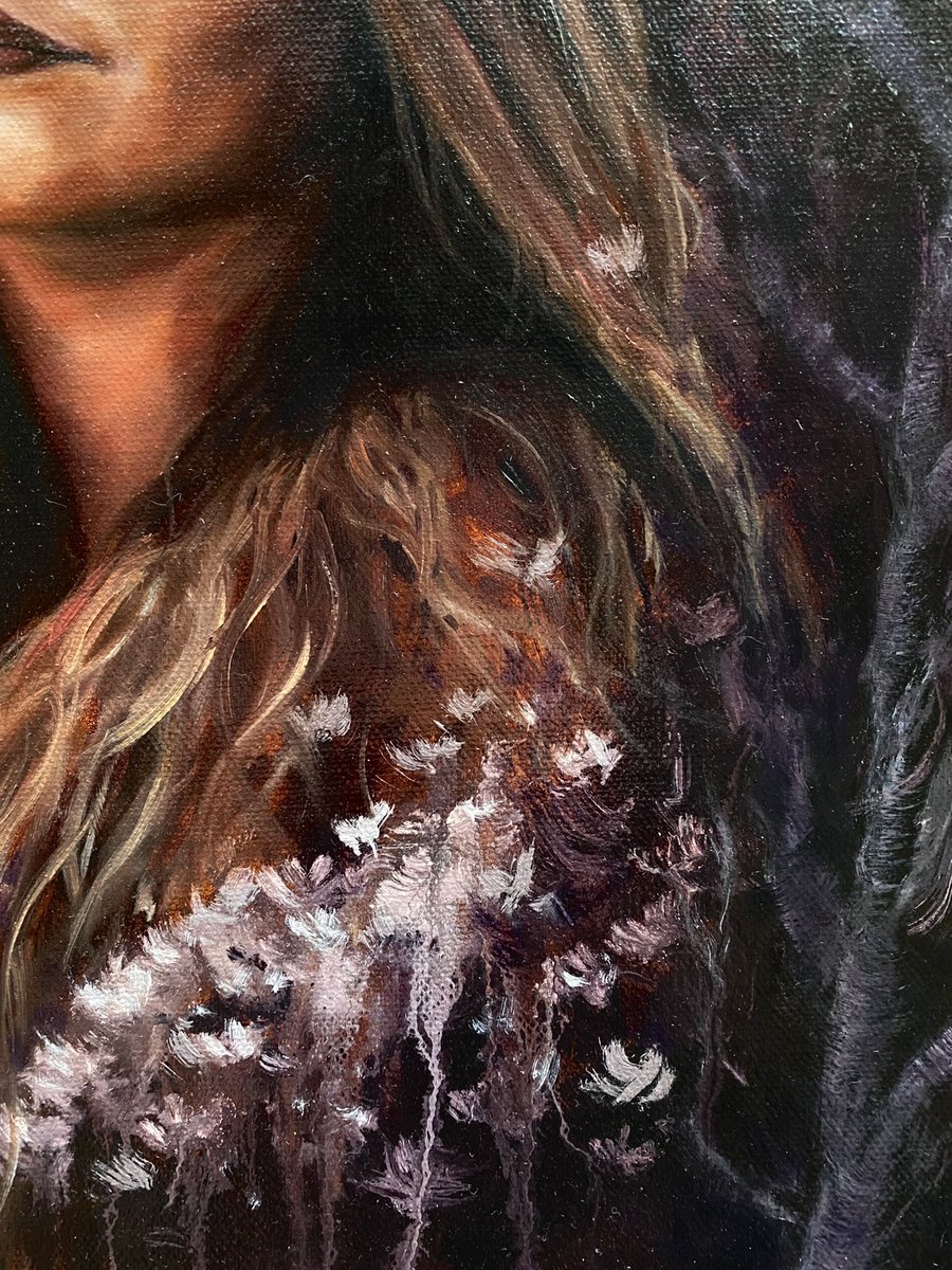 alexanderkaiart's tweet photo. Oil on canvas
18x14”
December 2020

My piece for #wildfirestardust 
Finished it last year but had complications with the drying/ varnishing so I’m really fed up with this painting.
Thank you @art_by_Nerea for the reference

#oilpainting #painting #portrait #portraitpainting #art https://t.co/PnQyyZgKUY