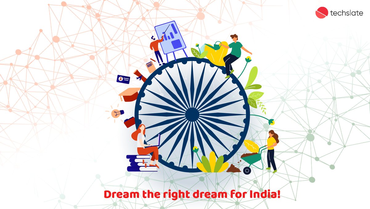 TechSlate_'s tweet image. The Ashoka Chakra in our national flag signifies that there is life in movement. We are glad we got this far, but to truly grow as a nation, let's dream the right dream for sectors that are lifelines of India -  Agriculture, Education, and Environment. #HappyRepublicDay2021