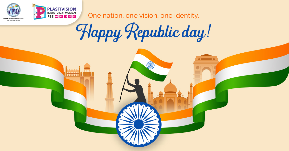 May this Republic Day lend each and every heart great spirits and love for the country. Happy Republic Day!

#AIPMA #Plastivision #India #RepublicDay #HappyRepublicDay #RepublicDay2021 #RepublicDayIndia #26January #26January2021 #peace #tuesdayvibe