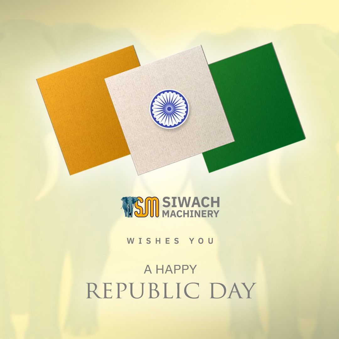 CongzhouMchnry's tweet photo. Let us remember the golden heritage of our country and feel proud to be a part of India.
Team Siwach Machinery wishes all Happy Republic Day 2021.
#republicday #26thJanuary #makeinindia #sustainablefuture #packagingsolution #classicgroup #siwachmachinery https://t.co/9xhFk3pQtZ