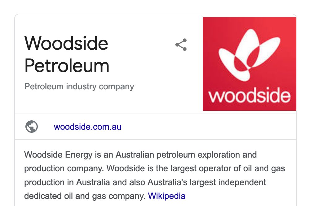 The Australia Day "Lifetime Achievement Award" invented for Rupert Murdoch was financed by money provided by:the fossil fuel multi-national, Woodside Petroleum