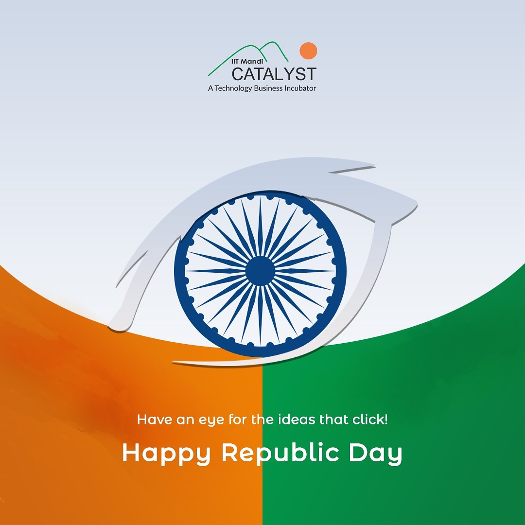 Let us all join hands to celebrate our country's entrepreneurial spirit. IIT Mandi Catalyst wishes everyone a very #HappyRepublicDay2021  🇮🇳🙏

#iitmandicatalyst #iitmandi #startups #eyeforfuture #startupinhills