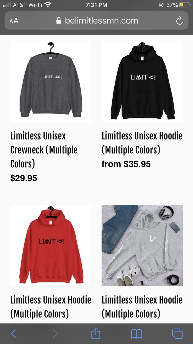 BeLimitlessMN's tweet image. Go check it out!! #LimitlessCrew #freeshipping