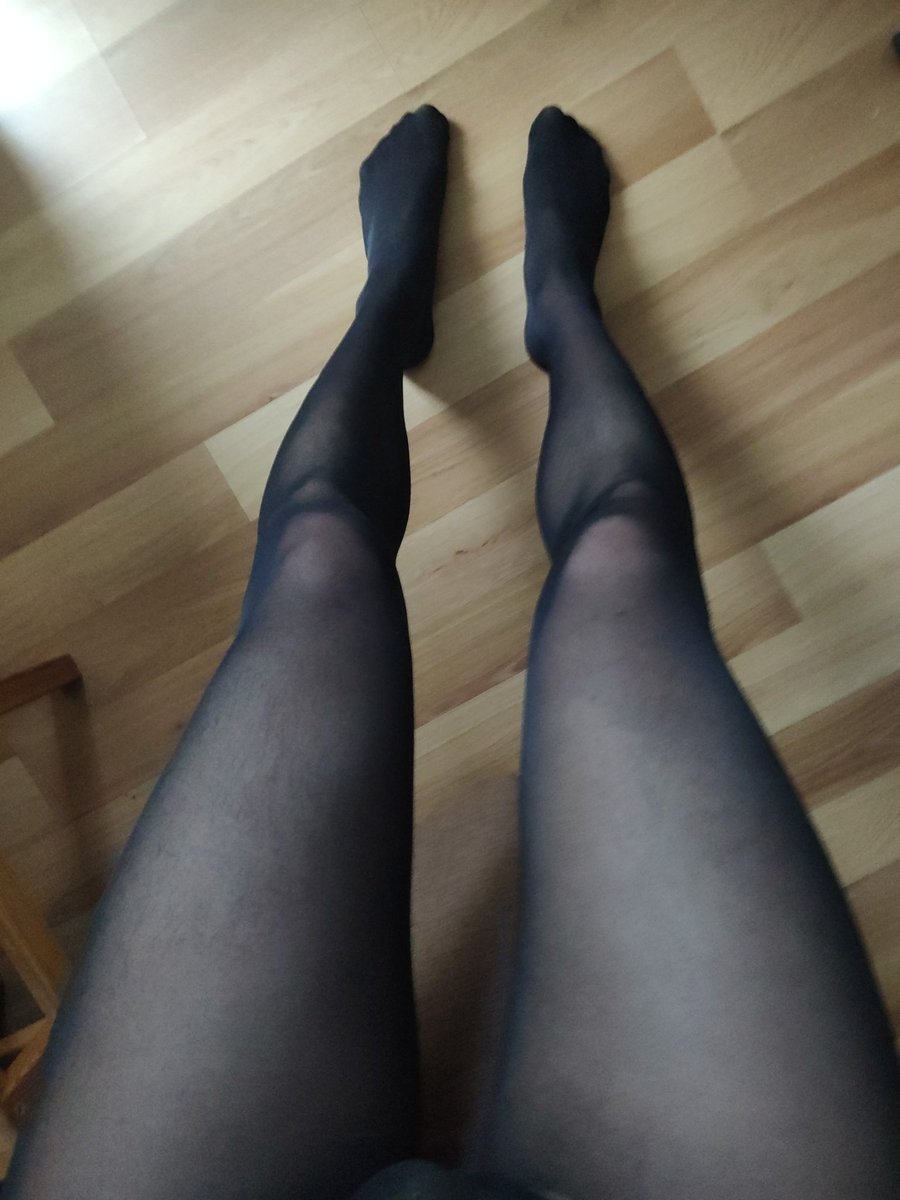 Black 70 den nylons for 14 hours as I promised in the previous tweet. <a href="/Fatih84405806/">Fatih</a> I keep my word. #forcedcrossdressing #nylons #tights #pantyhose 
Give the like to the tweet. One like = one photo report.