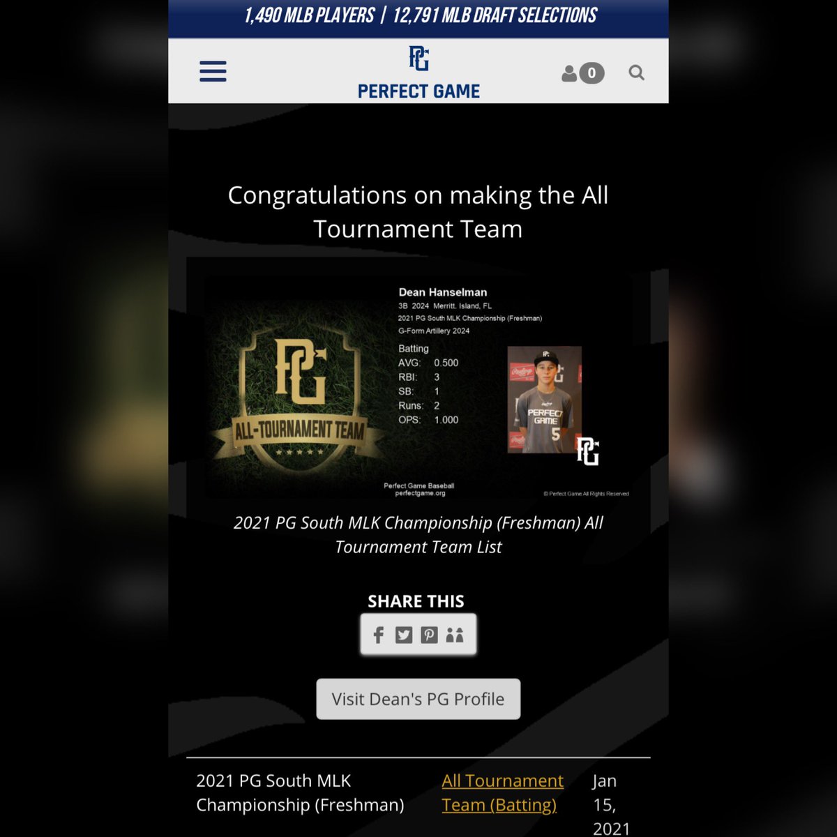 Dean Hanselman (DeanHans16) Twitter