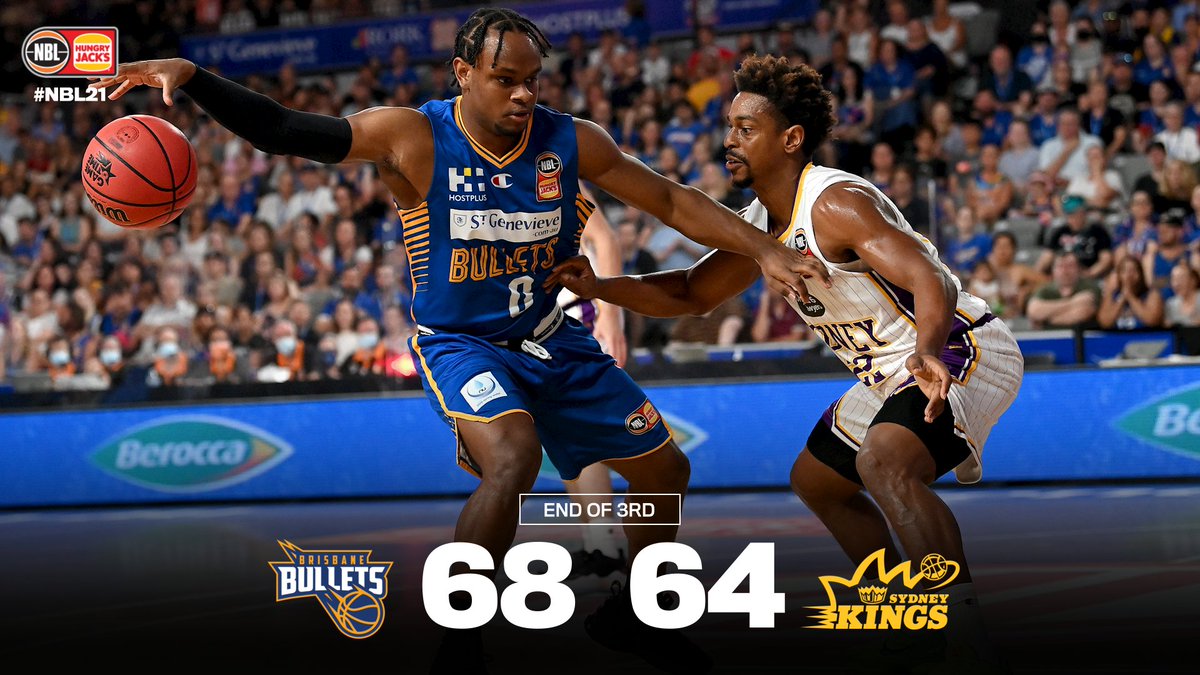 NBL's tweet photo. ⚪️⚪️🔘⚪️
Heading into the final frame, we've got another close one on our hands...
#SYDatBNE #NBL21 https://t.co/siaakjnCp8