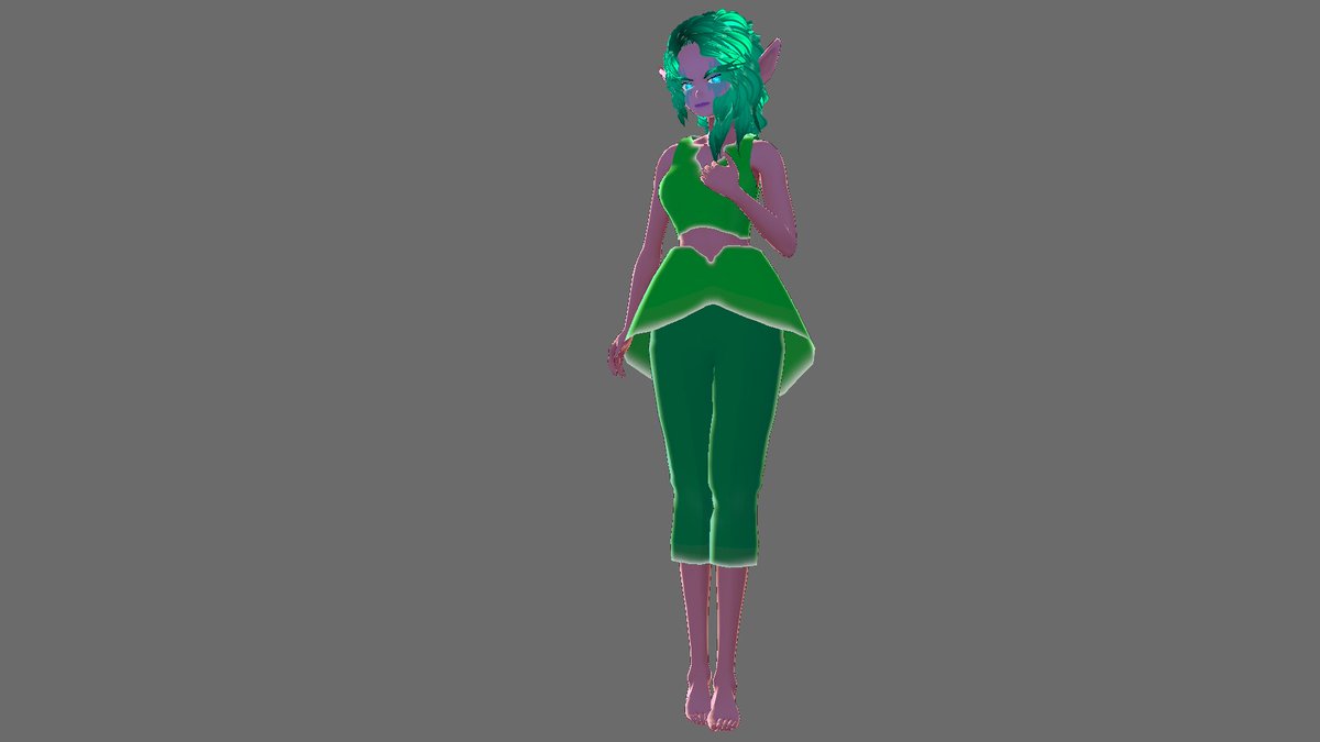 not_using_MW's tweet photo. @Warcraft I wonder did ya guys ever see a Vroid version of A Nelf :>- If no  I present you with my 5am Vroid model I am still making of a random Nelf !
#worldofwarcraft https://t.co/e46RsfRd6i