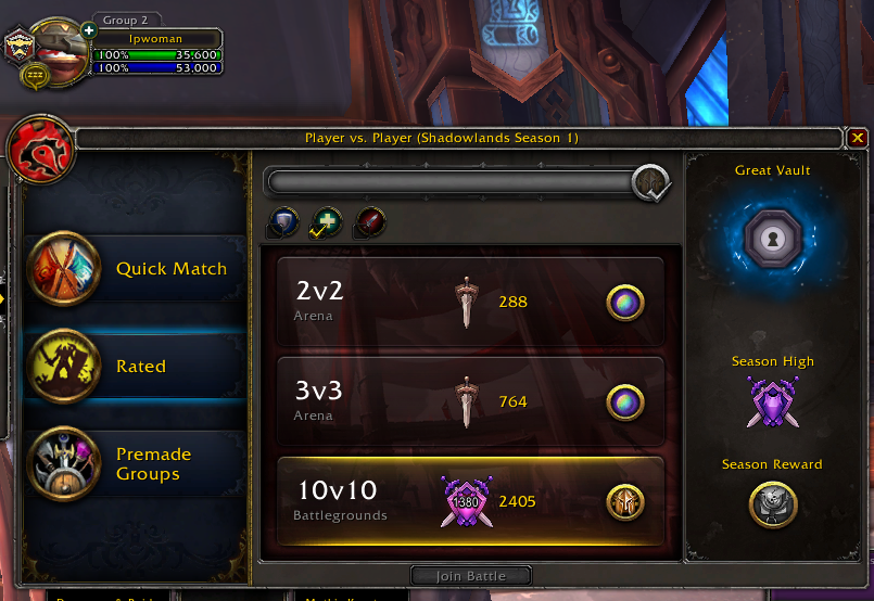 SmmidgetGaming's tweet photo. WE DID IT!!!!!!!!!!!!!! 2400 on mistweaver monk of all things. NEVER PLAYING THIS CLASS EVER AGAIN.
I don't arena (would you arena as MW monk in this meta right now???), don't hate. 😬
#RBG #RBGs #ratedbattlegrounds #mistweavermonk #mwmonk #monk #warcraft #worldofwarcraft https://t.co/vuLnp6PEUU
