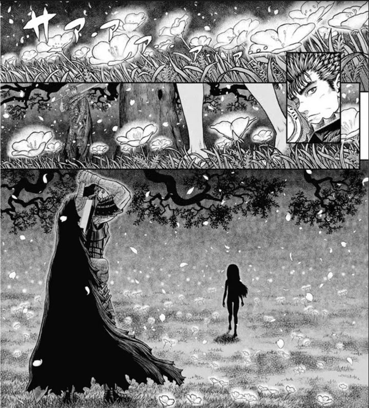 もちもちクレメんす ベルセルク最新話で暇してるガッツにパパみを感じてオギャる為にガッツの息子の姿になって会いに来るグリフィスってマジか 何処に向かってんだよ