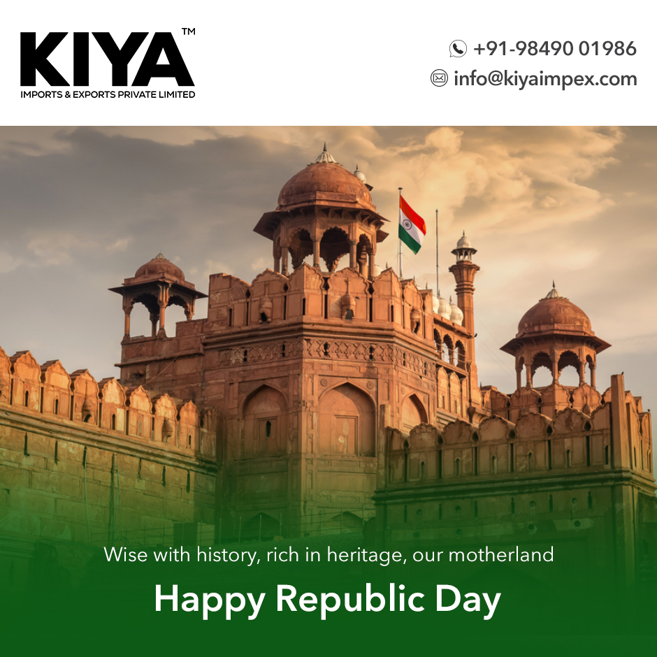 Proud to be one among many Indians. Wishing everyone a Happy Republic Day. #HappyRepublicDay #RepublicDay #KiyaImpex #Kiya