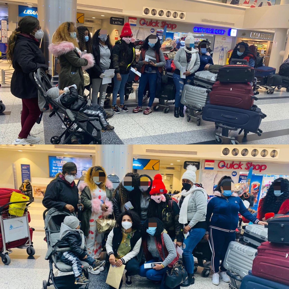 EgnaLegnaMDW's tweet photo. We managed to repatriate another 11 people, ten domestic workers and the child of one of them. Their take off date from Beirut was January 22nd and they are safely with family in Ethiopia. All went through a variety of difficulties and terrible experiences under the kafala system https://t.co/xwFbbIzvdr