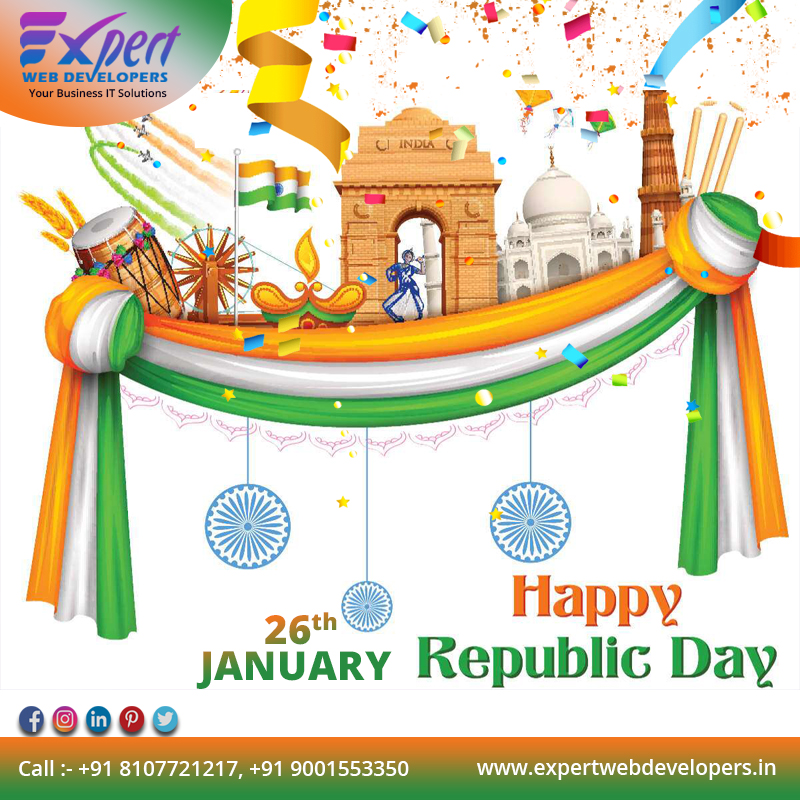 ExpertWebDev's tweet image. Happy Republic Day
Wishing everyone a very happy 72nd Republic day!!
Jai Hind!!🇮🇳
Jai Bharart!!
#HappyRepublicDay2021
#HappyRepublicDay
#JaiHind
#JaiBharart
#india
#ExpertWebDevelopers
#EWD
More-info
Visit Us:-www.expertwebdevelopers.in
Call Us:-+91 8107721217, +91 9001553350