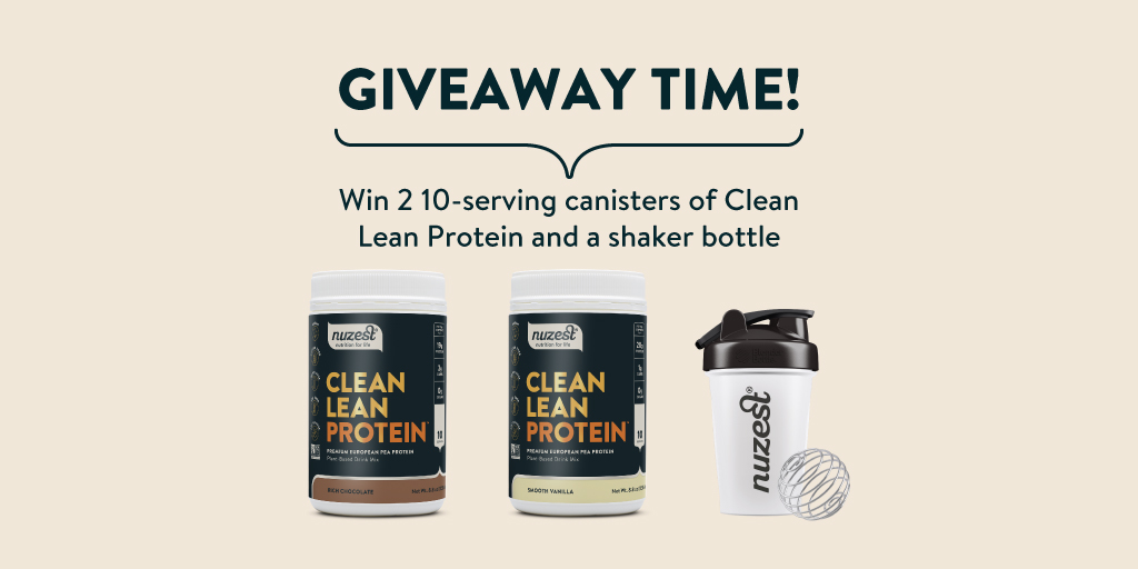 Nuzest_USA's tweet photo. First of the month means it's time for a new #giveaway! Enter to win TWO 10-serving canisters of #cleanleanprotein and a shaker bottle --> https://t.co/7gn2k0eC0u https://t.co/09hyi1Cg9m