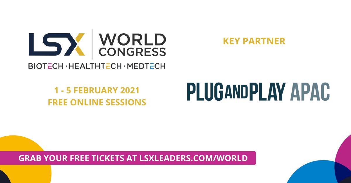 Join us at the LSX World Congress!

With 2000+ attendees and 180+ speakers, this will be the #lifesciences event to kick start your 2021!

It all takes place 1-5 February virtually.

Find out more lsxleaders.com/world

#biotech #medtech #healthtech #LSXWorld <a href="/LSXLeaders/">LSX Leaders</a>