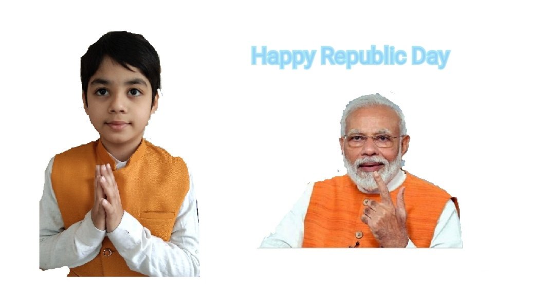 ramawasthi's tweet photo. @NamoApp My son is one of the biggest fan of honrable Narendra Modi Ji. Wishing him a very happy republic day.

Jai Hind !!! https://t.co/rLdA1mr4gq