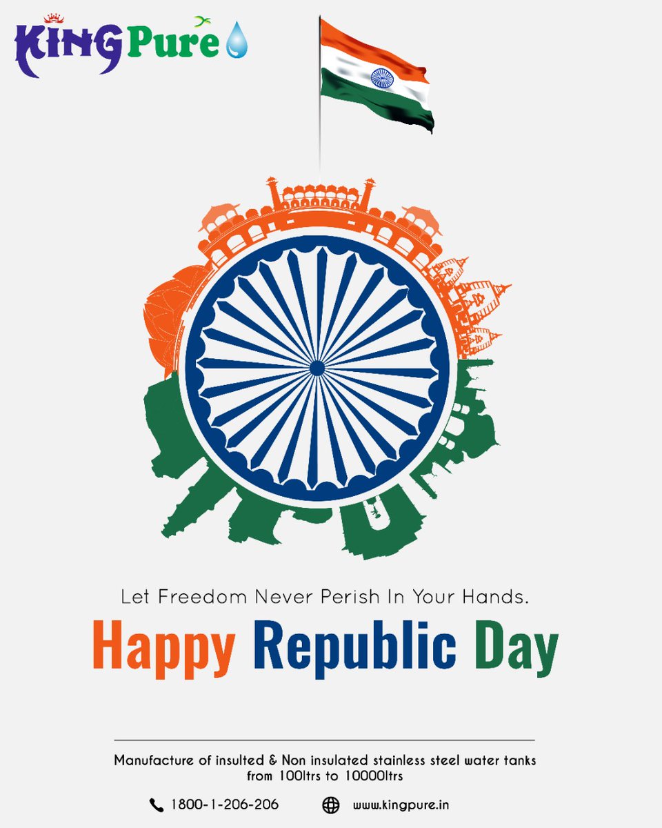 kingpuresstanks's tweet photo. We wish you all A Very Happy Republic Day! https://t.co/AqBu2N4yg1