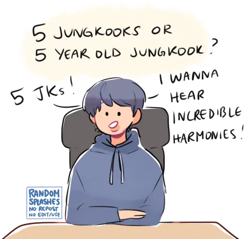 the reason why namjoon picked 5 jungkooks

#BTS #RM #JUNGKOOK #btsfanart @BTS_twt 