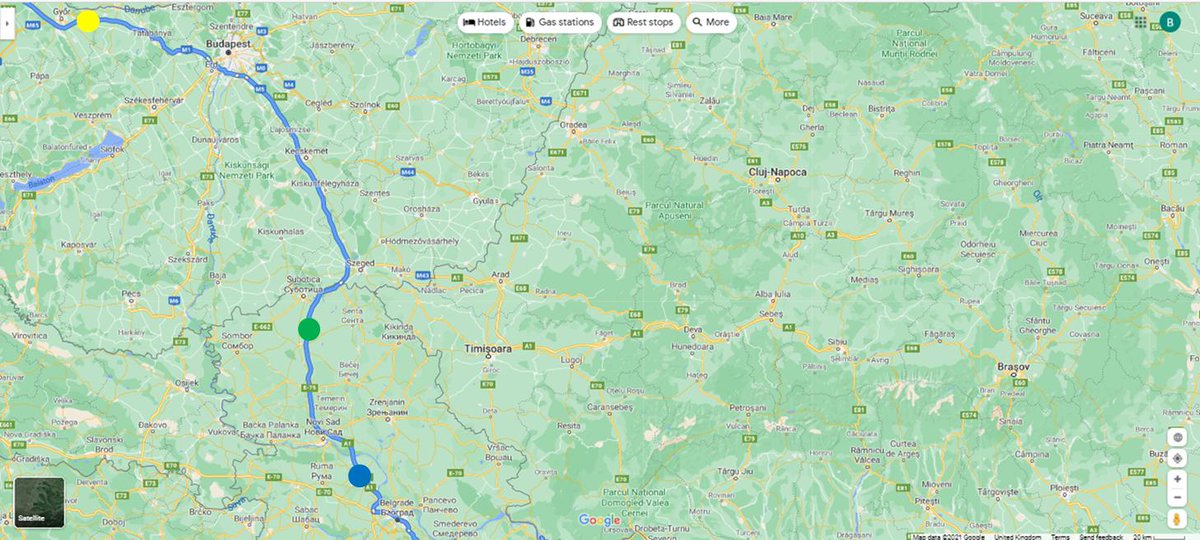 EasingtonUtd's tweet photo. CLUB | LOCKDOWN CHALLENGE ๐
#Easington2Istanbul Day 15:
Overnight Positions:
๐ก still trail some way back, in Gyลr ๐ญ๐บ
๐ข are en-route to Novi Sad in ๐ท๐ธ
๐ต stretch ahead to close in on the capital, Belgrade ๐ท๐ธ
#euafc ๐๐ #LockdownChallenge ๐๐ผโโ๏ธ๐ถ๐ผโโ๏ธ๐ด๐ผโโ๏ธ https://t.co/zAZ8i1pMIj