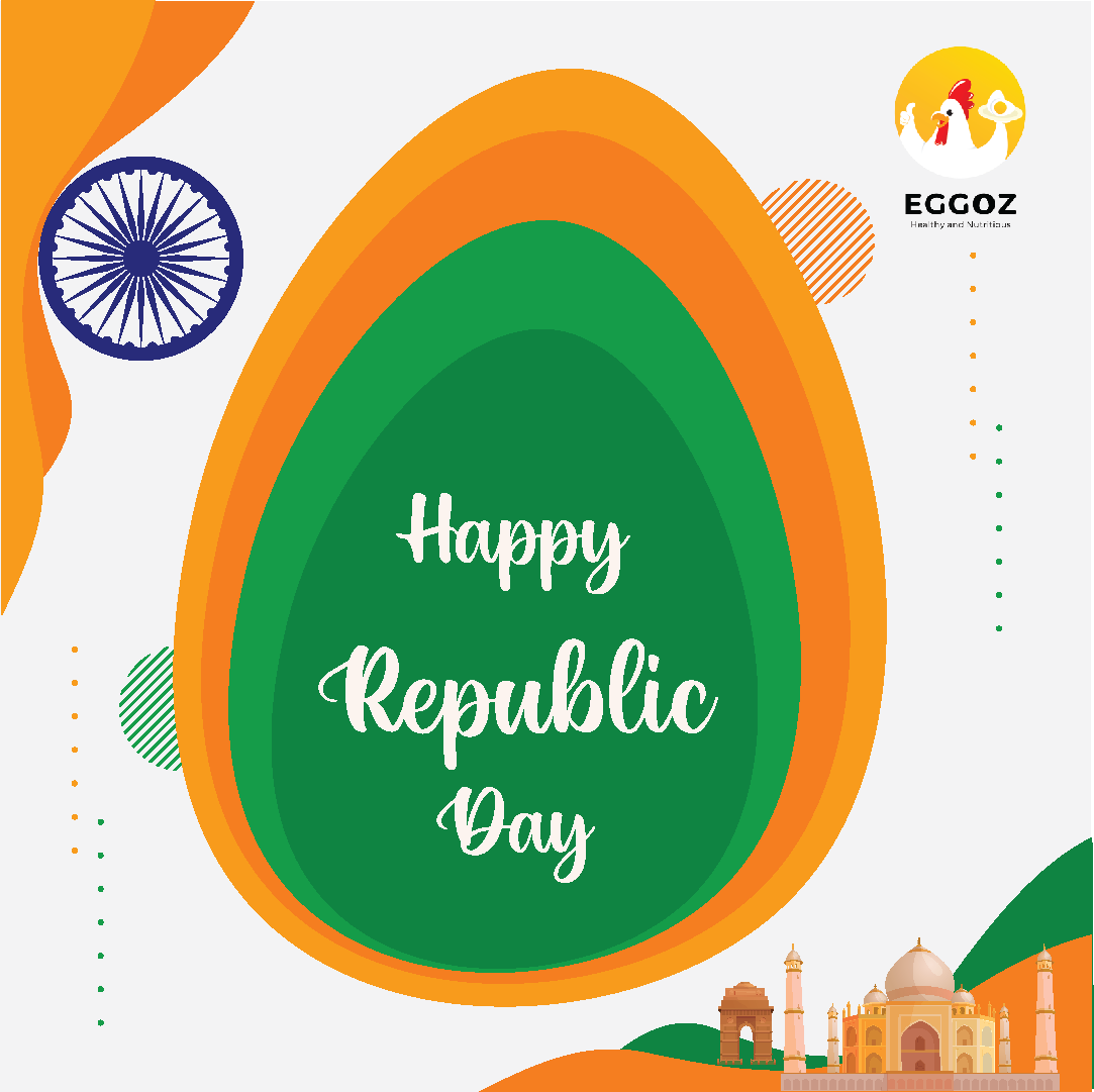 EggozNutrition's tweet photo. This Republic Day let's celebrate Good Health and Protein Sufficient Diet with EGGOZ. Happy 72nd Republic day!
#loveeggs,#yummy, #healthyfinds, #availableinindia, #foodie, #healthy, #cullinaryworkout, #foodblogger, #justeatit, #eathealthybehealthy, #stayfit, #eathealthylivehappy https://t.co/UnonmaFSYg