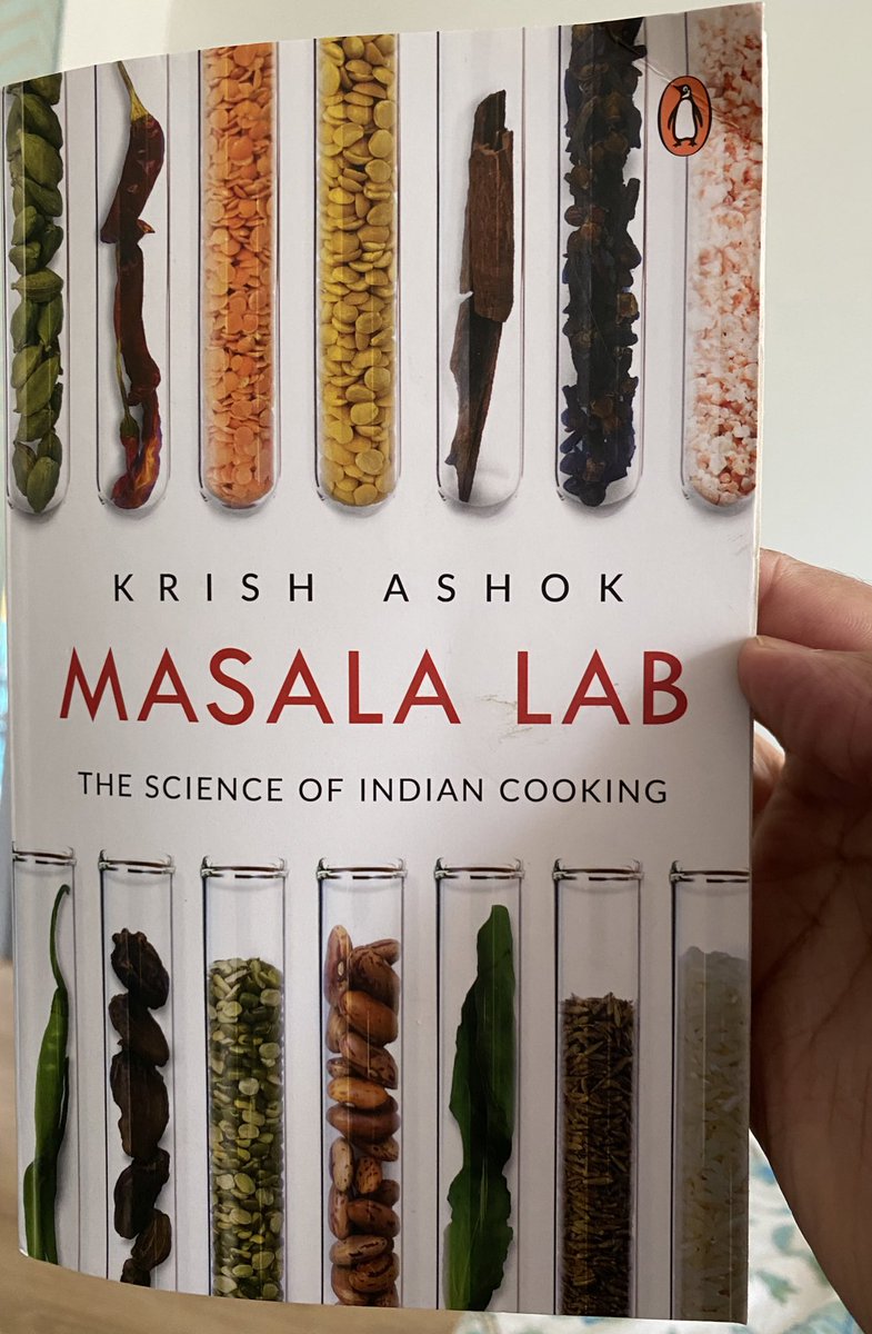 vinodmur's tweet image. Nice way to spend a day.. is it a physics textbook? Is it a cooking aid? Is it a witty commentary on life? All rolled into one perhaps @krishashok #masalalab rare and well done? 😄 @ayushpranav3