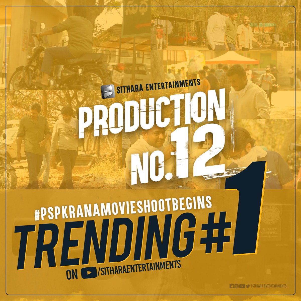 #TRENDINGNO1 🏆🎵🎧 #PSPKRanaMovie