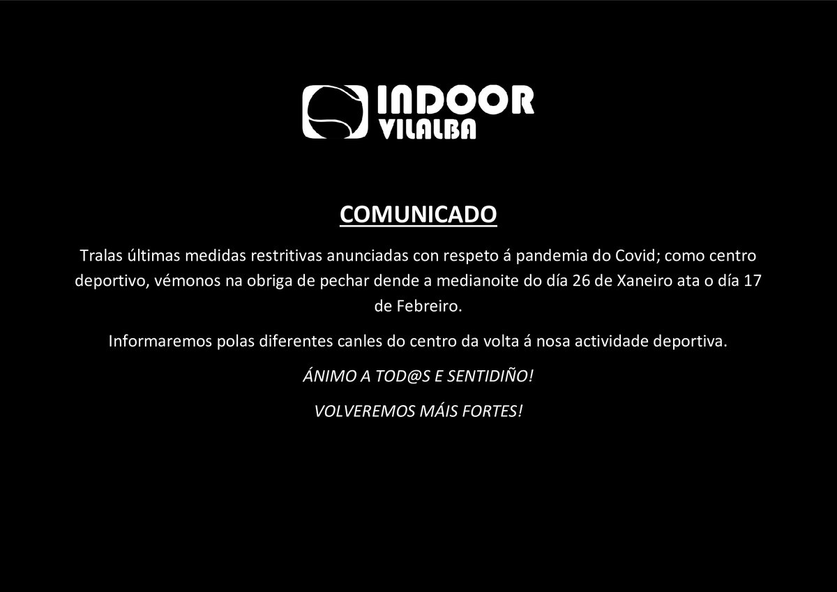 Indoor Vilalba (@indoorvilalba) on Twitter photo 